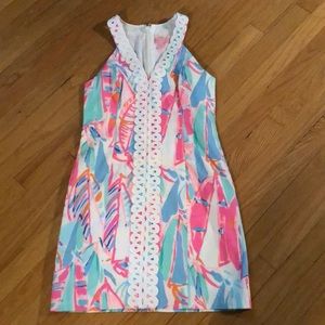 Lilly Pulitzer Lynn Shift Dress - Out to Sea print